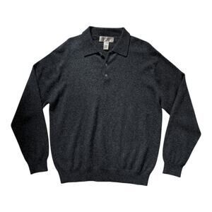 100% Cashmere Gray Sweater | Size L